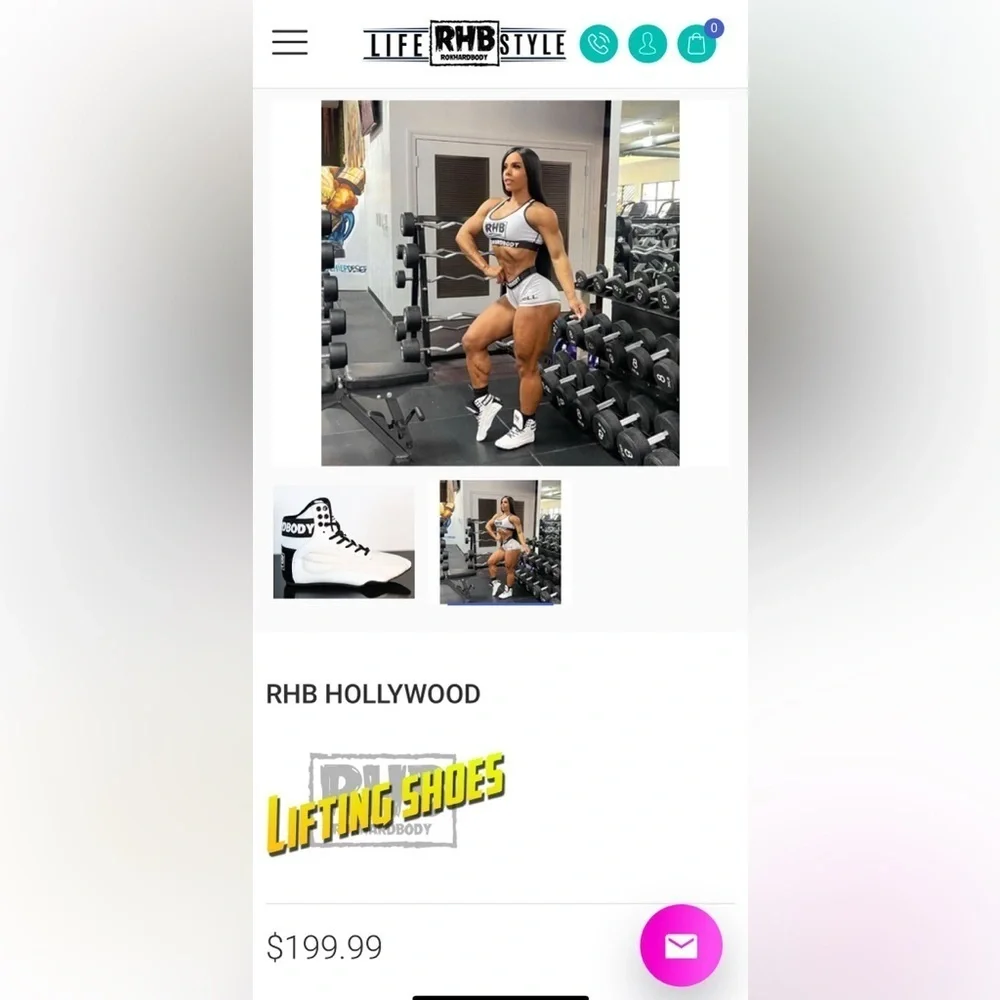 RHB ROKHARDBODY,  White and Black Boxing Shoes